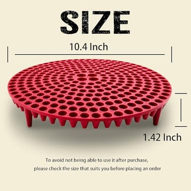 2 Pack 4-5 Gallon Car Wash Bucket Grit Trap Insert,Detailing Kit Accessories with Dirt & Debris Remover for Microfiber Mitts, Cloths, Sponges,Heavy Duty Grit Trap by X5MPLXPMX (Red) - Image 2