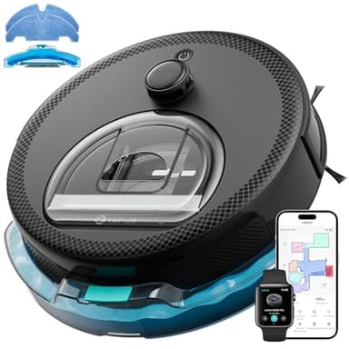 Lefant LiDAR Robot Vacuum and Mop, 450ml Visible Dustbin, Upgraded 190° PSD Obstacle Avoidance, Customized Cleaning, Multi-Floor Mapping, 150 Mins Runtime, WiFi/Alexa/APP, Pet Hair & Carpets, M330 Pro - Image 1