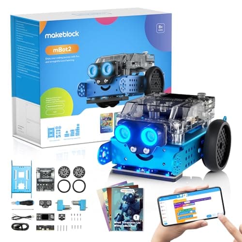 Makeblock mBot2 Coding Robot for Kids, AI Learning Support Scratch & Python Programming, Robotics Kit for Kids Ages 8-12 and up, Building STEM Robot Toys Gifts for Boys Girls - Image 1