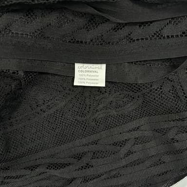 Women's Swimwear Cover-Up for Beach and Pool, Lace V-Neck Swimsuit Dress, Bikini Cover-Up (Black) - Image 11