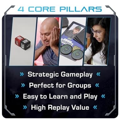 No Escape Board Game - Strategy Board Games for Adults, Family Games, Party Games. Unique Strategic Space Sabotage Traitor Maze Game with Tiles - Fun for Kids, Teenagers, Adults. 2 to 8 Players. - Image 4