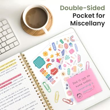 Dotted Spiral Journal Notebook for Women & Men, 140 Pages, Bullet Dotted Notebook for Journaling & Note Taking, Journals for Writing, A5(6"x8") - Green - Image 5