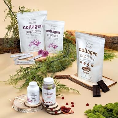 Micro Ingredients Multi Collagen Pills for Women & Men, 240 Capsules | Type I, II, III, V, X - Hydrolyzed Peptides with Biotin, Hyaluronic Acid & Vitamin C | Hair, Skin, Nail & Joint Support* - Image 6