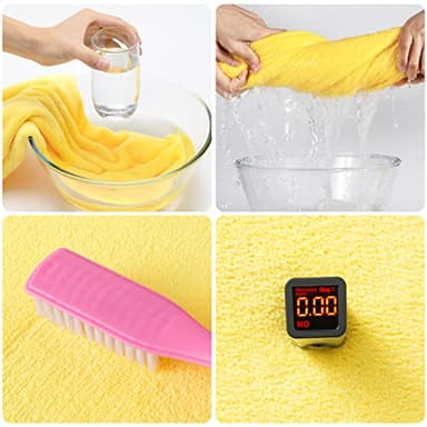 ROMASA Baby Bath Towel Ultra Soft Hooded Towel Highly Absorbent Bathrobe Blanket Toddlers Shower Gifts for Boys Girls- 27.5" x 55" (Yellow) - Image 4