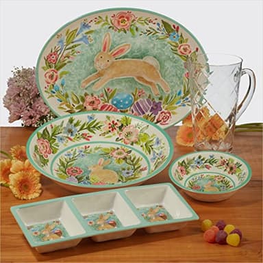 Certified International Joy Of Easter 9" Melamine Salad/Dessert Plates, Set of 6 - Image 4