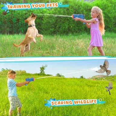 Water Squirt Guns Toys for Kids: Leakproof Super Water Gun for Boys Girls Adults - Small Outdoor Water Gun Toy for Pool Beach Swimming Summer Games Yard Party (2 Pack) - Image 7