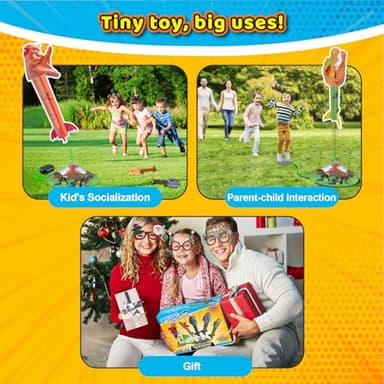 Otoseth Dinosaur Rocket Launcher for Kids, 4 Rockets with Launcher Pad, Launch Up to 100 Ft, Dinosaur Toys for Kids, Outdoor Toys, Birthday Gifts for 3 4 5 6 7 Year Old Boys Girls - Image 6
