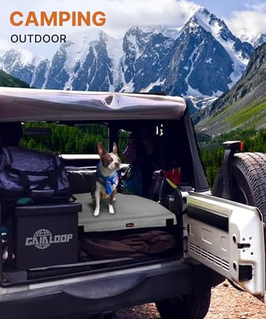 Floor GAIALOOP Memory Foam Futon Mattress Car Camping Bed Glamping Roll Up Mattress, Japanese Floor Sleeping Mat Camp Cot Mattress Pad Travel Guest Side Sleepers Space Gray [Full: 75 * 54 * 3"] - Image 4