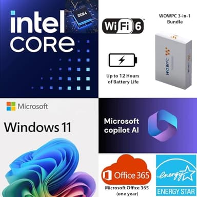 HP 14 Ultrabook • Back to School Limited Edition w/Microsoft 365 • Intel 4-Core CPU • 16GB RAM • 1.6TB Storage (128GB OnBoard w/ 512GB Portable Drive + 1TB OneDrive) • Rose Gold • Win 11 - Image 2