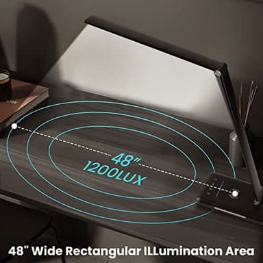 JOSTIC LED Desk Lamp with Night Light, Fast Wireless Charger, USB Charging Port, 10 Brightness, 5 Color Modes, Dimmable Bedside Table Lamp for Bedroom, Touch Control, Auto Timer, 1200Lux Super Bright - Image 6