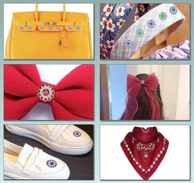 Mixed Colors 12mm 150pcs Sew on Rhinestones for Crafts, Crystals Glass Jewels Gems with Metal Base Sewing Flower Claw, Sunflower Shape Flatback Rhinestone for Crafting, Clothes Shoes Hats Accessories - Image 5