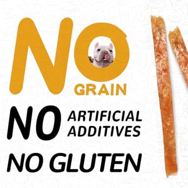 PAWUP Chicken Jerky Strips Dog Treats, Training Treats for Dogs w/Taurine, Low Fat, Natural Chicken Jerky Cuts, 12.5 oz - Image 3