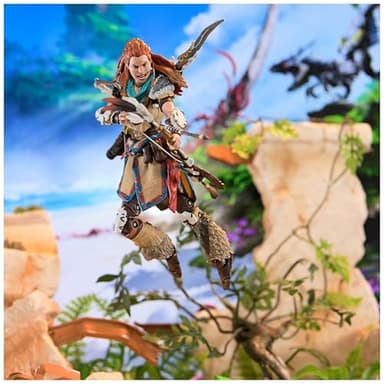 PlayStation Horizon Forbidden West, Deluxe 6” Aloy Action Figure with 15 Accessories, The Shapes Collection, for PS5 Fans & Collectors Ages 17+ - Image 5