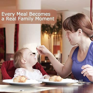 Hook On Chair,Clip on High Chair, Fold-Flat Storage Portable Baby Feeding Seat, High Load Design, Attach to Fast Table Chair Removable Seat for Home and Travel(Red) - Image 6