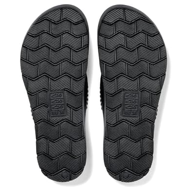 Litfun Women's Arch Support Flip Flops for Plantar Fasciitis Orthopedic Thong Sandals Comfortable Summer Beach Pool Slides, Black 40 - Image 6