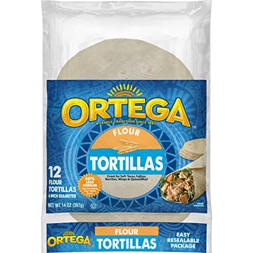 Ortega Tortillas, Flour, 6 Inch, 12 Count (Pack of 12) - Image 1