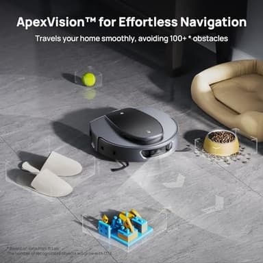 3i S10 Ultra Robot Vacuum and Mop with WaterRecycle System, 13000Pa Suction, Self-Cleaning Extendable Roller Mop, Auto Mop Washing & Drying, Self-Emptying & Refilling, Ai Obstacle Avoidance - Image 7