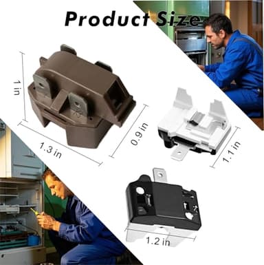 Compressor Start Relay and Overload Protector Kit for Refrigerator Freezer, Compatible with Frigidaire, Gibson, GE, Whirlpool, Roper, Kenmore, Replaces 4387913, 4241370, 7020935, 4387766, 4387836 - Image 6