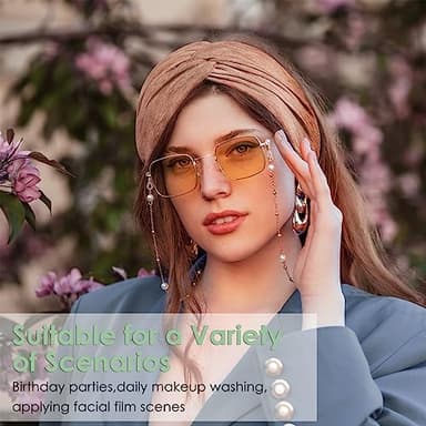 Extra Wide Headbands for Women, 7'' Large Cotton Like Turban Knotted Bandana Head Bands for Women Non Slip, Boho Headbands for Women's Hair (6Pcs Dark Colors, Extra Large 7" Wide) - Image 3