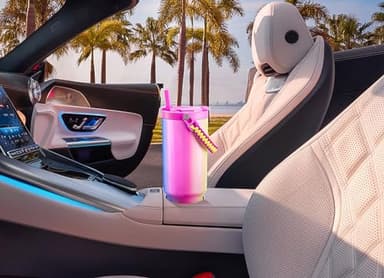 Meoky 40 oz Tumbler with Handle and Straw, Insulated Water Bottle, Stainless Steel Travel Mug, Keeps Cold for 34 Hours, 100% Leak Proof, Fits in Car Cup Holder (Leopard) - Image 6