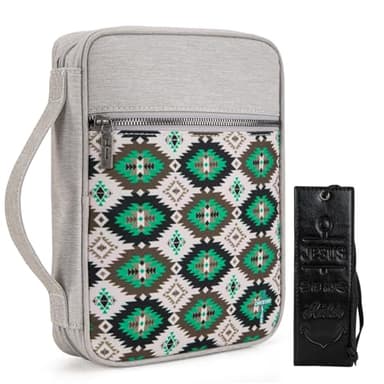 Montana West Bible Cover for Women Men with Leather Bookmark Book Carrying Cases Church Bag for Outdoor Protective - Image 1