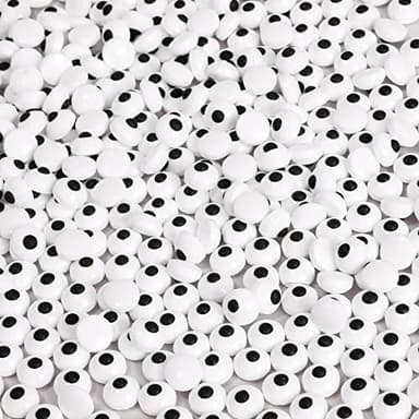 Candy Eyes for Decorating Edible Small Candy Eyes Eyeballs Halloween Sprinkles for Cake Cupcakes Toppers Cookies Baking Decoratings Christmas (7mm Eyes) - Image 1