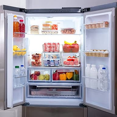 Simple Houseware 2 Tier Bathroom Organizer Tray Pull-Out Sliding Drawer/Under-Sink Storage, Clear - Image 5