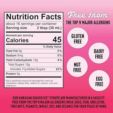 Hawaiian Shaved Ice Machine Kit - 3 Flavors, 25 Cups, Straws, Pourers, Ice Molds - Image 2