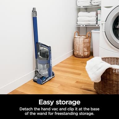 Shark Cordless Vacuum Cleaner with HEPA Filter, Lightweight, Portable, Rechargeable, Powerful Pet Hair Pickup, Removable Handheld, Crevice Tool, Dusting Brush, 50-min Runtime, Blue, IZ363HT - Image 9