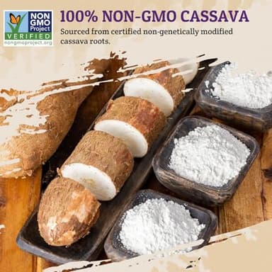 52USA Tapioca Starch, 3 Pack (42oz Total) | Tapioca Flour from Cassava Root | Gluten Free Flour Substitute | Vegan, Kosher, Non-GMO | All Natural, No Preservatives | Thickener for Baking, Cooking, Soups & Bubble Tea - Image 7