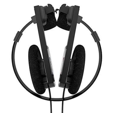Koss Porta Pro Black On-Ear Headphones, Retro Style, Collapsible Design, Case Included, Black - Image 3
