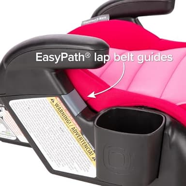 Diono Connect3 RXT Backless Booster, Pack of 2, Slim Fit 3-Across in Many Mid-Sized Sedans and SUVs, for Children from 40-120 lbs., Lightweight with Latch connectors, Pink Cotton Candy - Image 4