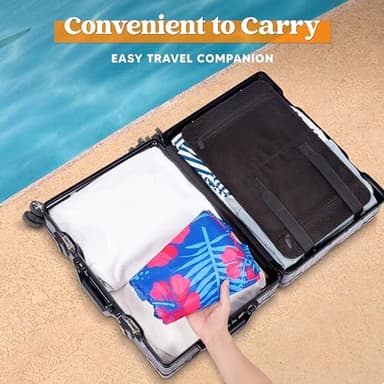 SLOOSH Pool Floats Chairs Adult,2 Packs Inflatable Noodle Chair with Sling Soft Fabric,Floating Pool Float Lounge Water Swimming Floaties for Party Summer Water Fun（Flower Leaves） - Image 5