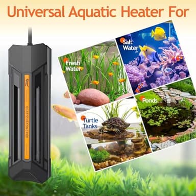 hygger 1000W Aquarium Heater with Controller, Adjustable & Submersible Fish Tank Heater with Digital Display Safety Triple Protection Beeping Alarm for Saltwater and Freshwater 130-260 Gallon - Image 4