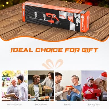 MANPICTE Portable Fuel Transfer Pump, Battery Powered Siphon Pump for Gasoline, Fuel, Gas, Diesel, Water Transfer, 2.4 GPM Flow Oil Extractor with Powerful Suction Ergonomic Nozzle 39 Inches Hose - Image 8