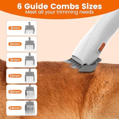 ubrobo Dog Grooming Vacuum, Dog Grooming Kit with Pet Clippers, 12,000Pa Pet Hair Vacuum for Dogs, Low Noise Home Cleaning Tool in 1, PG10 - Image 6