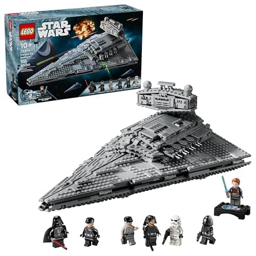 LEGO Star Wars Imperial Star Destroyer Building Toys Set - Build & Display for Boys & Girls, Ages 10+ - Gift for Birthdays - Star Wars Darth Vader & 6 Minifigure Toys - 75394 - Image 1