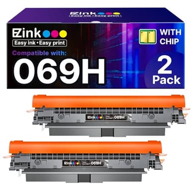 E-Z Ink High Capacity 069H Toner Cartridge Compatible Replacement for Canon 069 069H Black use with ImageCLASS MF753Cdw MF751Cdw LBP674Cdw LBP673Cdw LBP674Cx MF752Cdw MF756Cx Printer with Chip 2 Black - Image 1