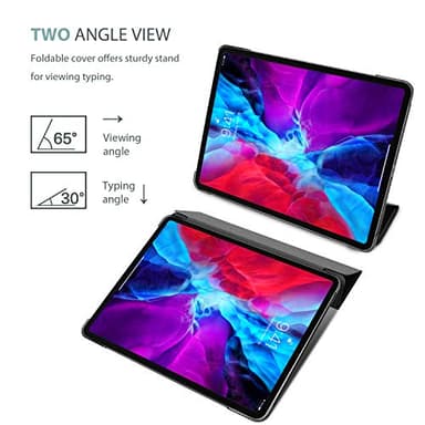 ProCase Smart Case for iPad Pro 12.9 2022/2021/2020/2018, Slim Stand Hard Back Shell Smart Cover for iPad Pro 12.9" 6th Gen/5th Gen/4th Gen/3rd Gen -Black - Image 4