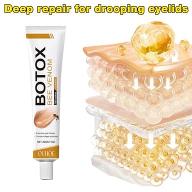 stray poet 3Pcs Botox Bee Venom Cream Wrinkle Removal & Firming,Moisturizing,Lifting & Recovery for All Skin Type,Anti-Aging Bee Venom Cream,Face Cream Moisturiser - Image 6