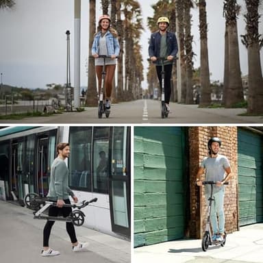 WAYPLUS Kick Scooter for Ages 6+,Kid, Teens & Adults. Max Load 240 LBS. Foldable, Lightweight, 8IN Big Wheels for Kids, Teen and Adults, 4 Adjustable Levels. Bearing ABEC9 - Image 2