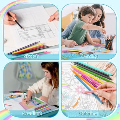 Toidgy 144 Count Colored Pencils for Kids, 12 Packs Colored Pencils Bulk 12 Colors, Pre-sharpened Color Pencils for Adults, Bulk School Supplies for Teachers, Back to School Supplies, Classroom Prizes - Image 5