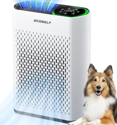 Powerful Air Purifiers for Home Large Room Up to 1400 Ft² with Air Quality Monitor 20dB Sleep Mode, Air Purifier for Bedroom Office Living Room for Pets, Dust Smoke PoIIen Dander Smell HAP602 - Image 1