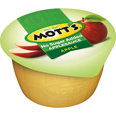 Mott's No Sugar Added Applesauce, 3.9 Oz Cups, 72 Count (12 Packs Of 6), Good Source Of Vitamin C, No Artificial Flavors - Image 11