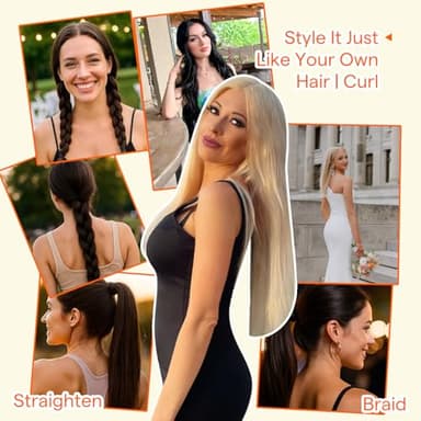 Full Shine Sew in Hair Extensions Real Human Hair Weft Hair Extensions Brown Highlighted Human Hair Weft Extensions 24Inch Sew in Hair #2/8/2 Balayage Dark Brown to Light Brown 105g - Image 7