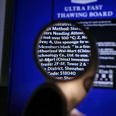 TECHSHARE Magnifying Glass with Light, Lighted Magnifying Glass, 5X Handheld Pocket Magnifier Small Illuminated Folding Hand Held Lighted Magnifier for Reading Coins Hobby Travel - 45 Mm Diameter - Image 2