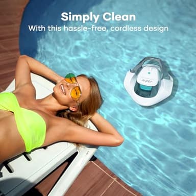 (Renewed) AIPER Cordless Robotic Pool Cleaner, Pool Vacuum with Self-Parking Technology, Portable, Ideal for Above-Ground Flat Pool up to 40 Feet - Image 6