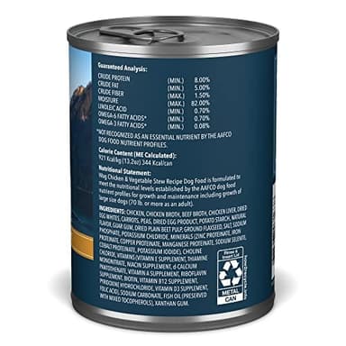 Amazon Brand - Wag Wet Canned Dog Food, Chicken & Vegetable Stew Recipe, 13.2 oz Can (Pack of 12) - Image 7