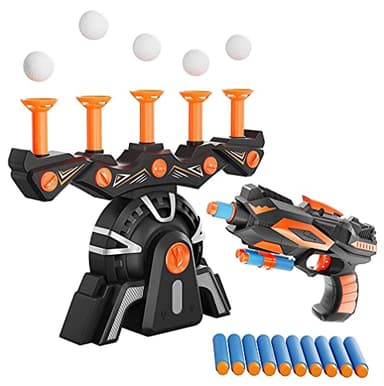 Hover Shot Shooting Toy for Kids - Ball Target Game for Nerf Guns - Cool Birthday Gifts Toys for Boys Age 6+ Year Old Boy Best Teenage Gift Idea - Gun, Targets & Darts - Powered by Plug or Batteries - Image 8