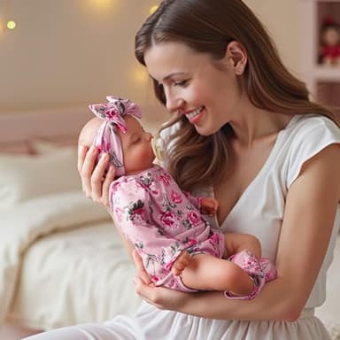 BABESIDE Lifelike Reborn Baby Dolls - Sleeping Realistic Newborn Soft Body Real Life Girl Dolls with Accessories Gifts for Kids Age 3 + & Collection, 20 inches - Image 3